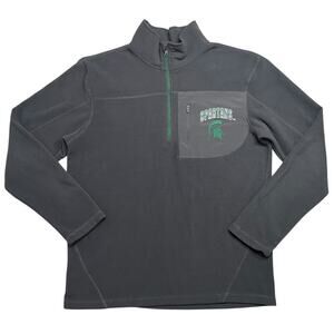 Colosseum Athletics NCAA Michigan State‎ University Spartans Fleece Pullover - L
